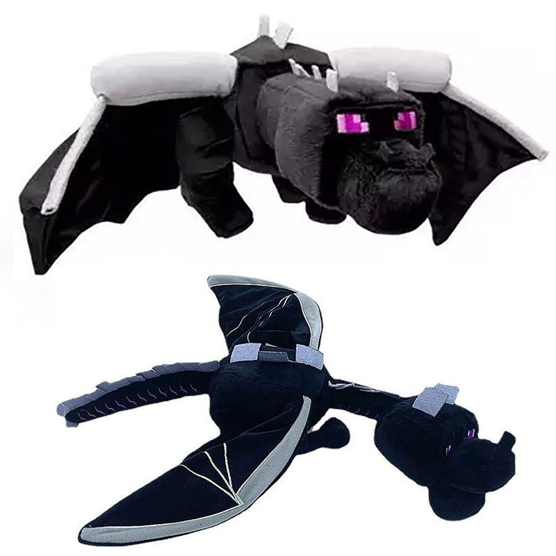 3D Printing Ender - Ender Dragon Enderdragon Knuffels Pop Zwart