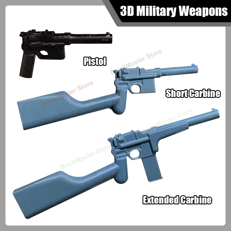 3D Printing Lego Bricks - MOC Militaire Oorlog Leger Bouwstenen 3D