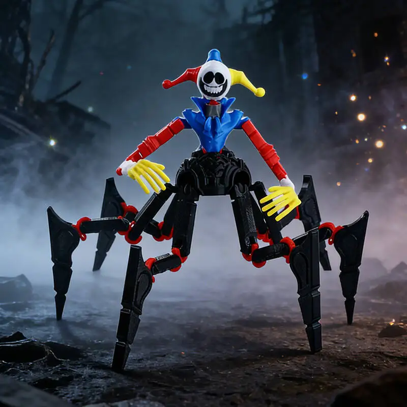 3D Printing Lego Bricks - 3D-geprinte terreurmonster actiefiguur beweegbare desktopdecoratie bouwstenen