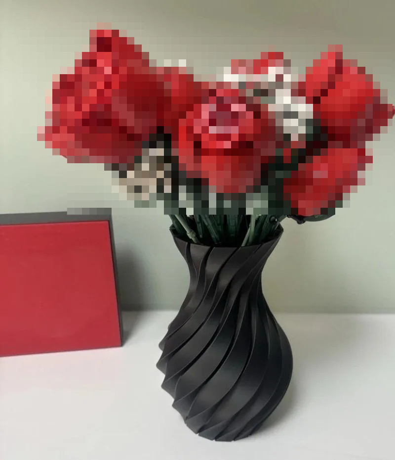 3D Printing Lego Bricks - Vaas voor Lego Boeket Rozen Bloemen