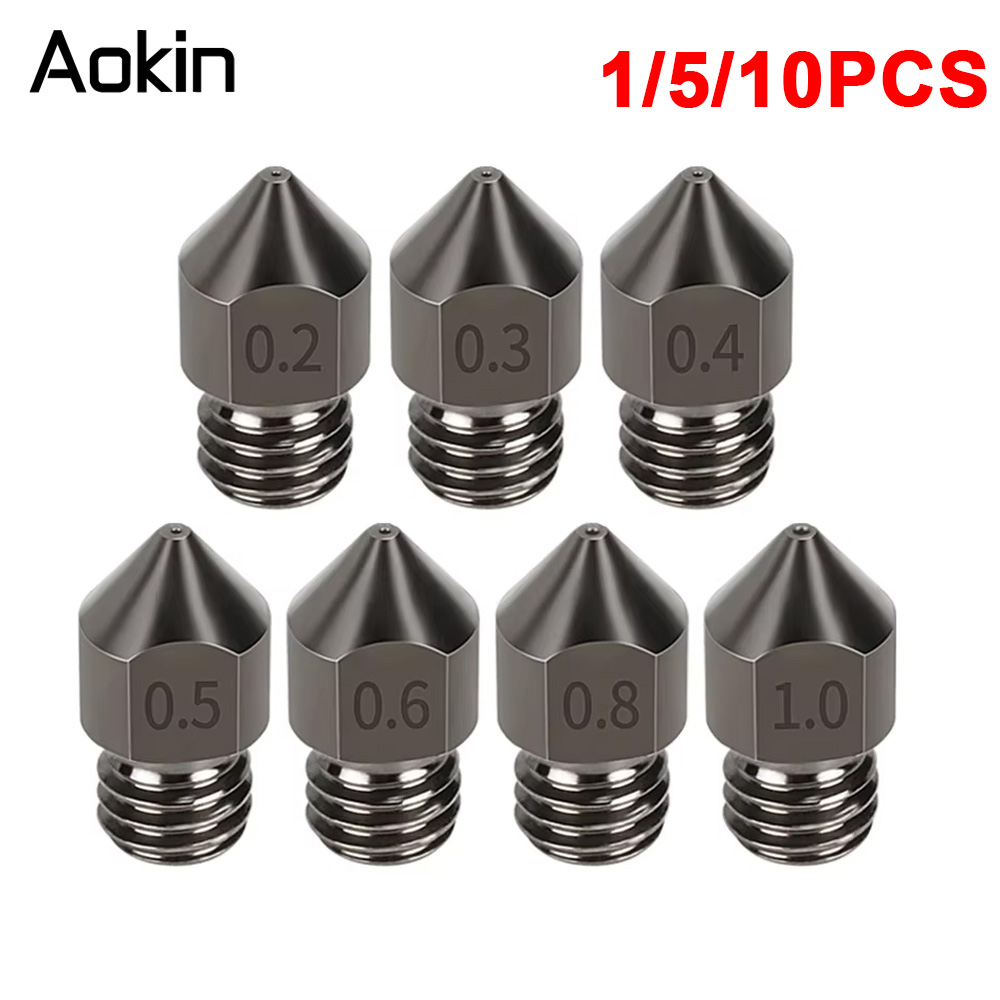 3D Printing Ender - 1/5/10PCS MK8 Nozzle Upgrade Gehard Staal