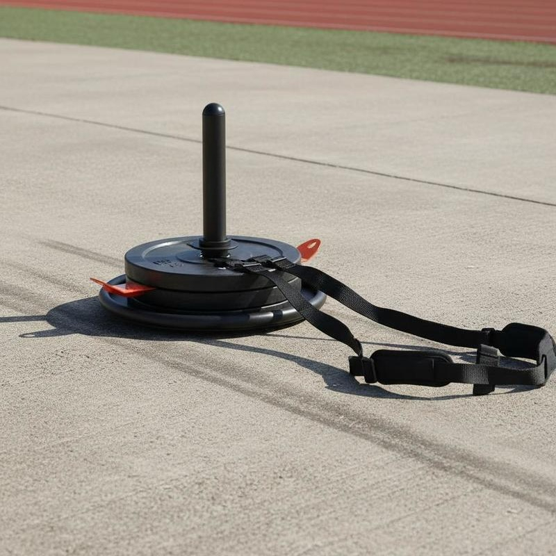Build Plate - Zware fitness sleepwagen 23,6x15,7x7,3 inch voor
