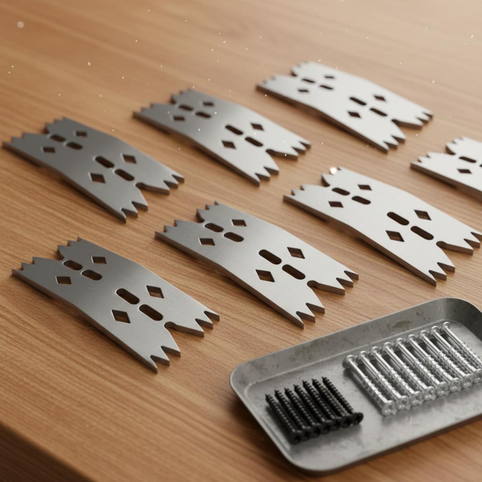 Build Plate - 6 stuks CNC-houdklemmen, duurzame constructie, timmerwerk