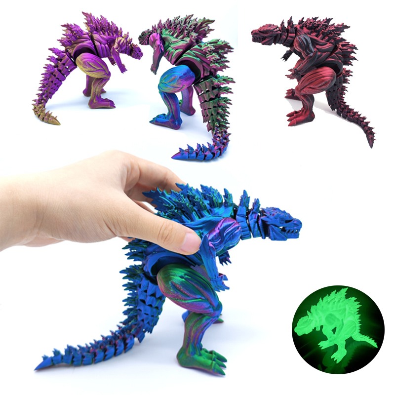 3D Printing Gundam - 3D-printen Spier Dinosaurus Actiefiguur Mini Speelgoed