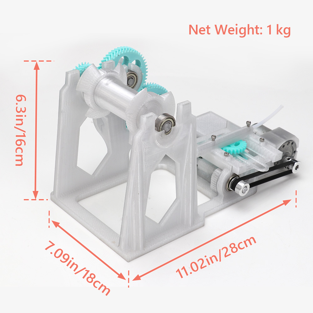 3D Printing Plastic - Elektrische 3D-printfilament-opwinder, hoog-efficiënte aangedreven rolorganisator voor