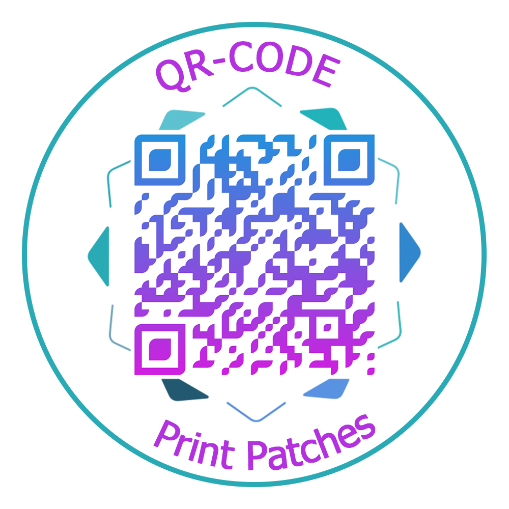 3D Printing Qr Code - Aangepaste QR-code-patches maken printpatches Opstrijkbare patch