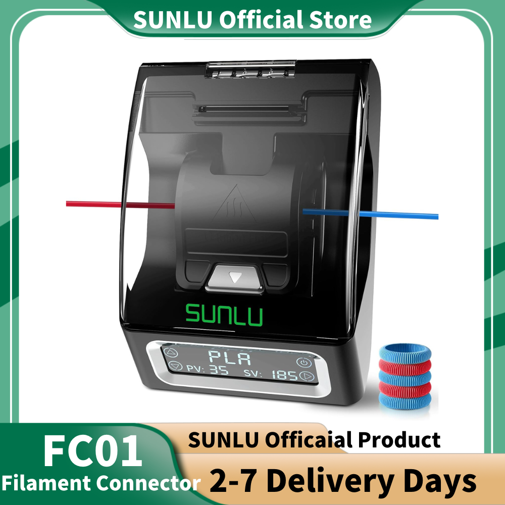 3D Printing Waste - SUNLU FC01 Filamentconnector Snelle verwarming 3D-printfilament