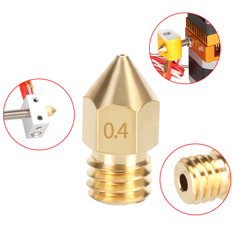 MK8 Messing Mondstuk 0.2/0.3/0 - 3D Printing Ender recensie en prijs