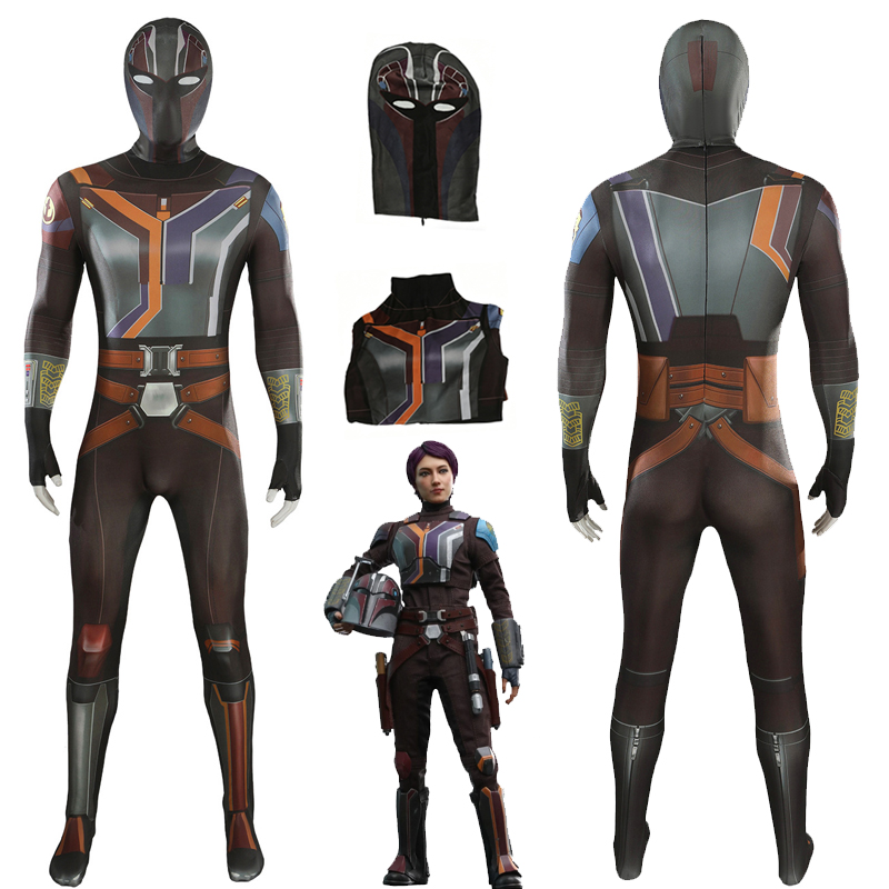 Sabine Wren Cosplay Kostuum 3D - 3D Printing Mask recensie en prijs