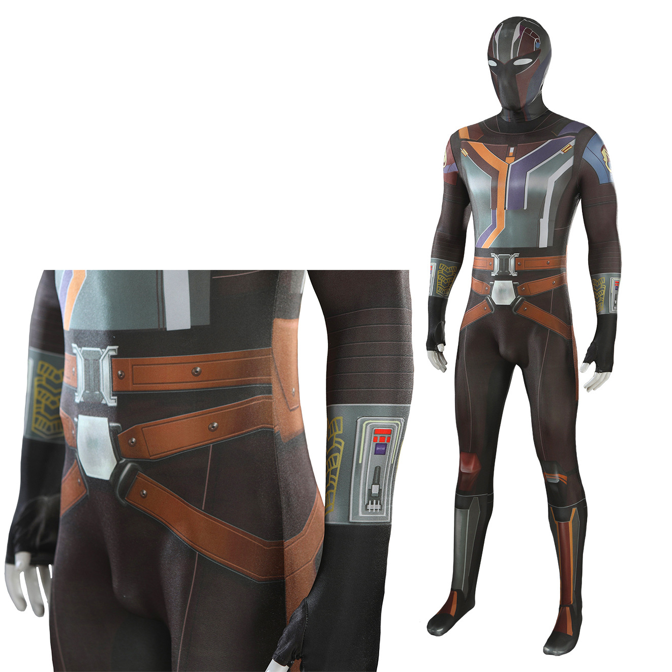 Sabine Wren Cosplay Kostuum 3D - 3D Printing Mask recensie en prijs