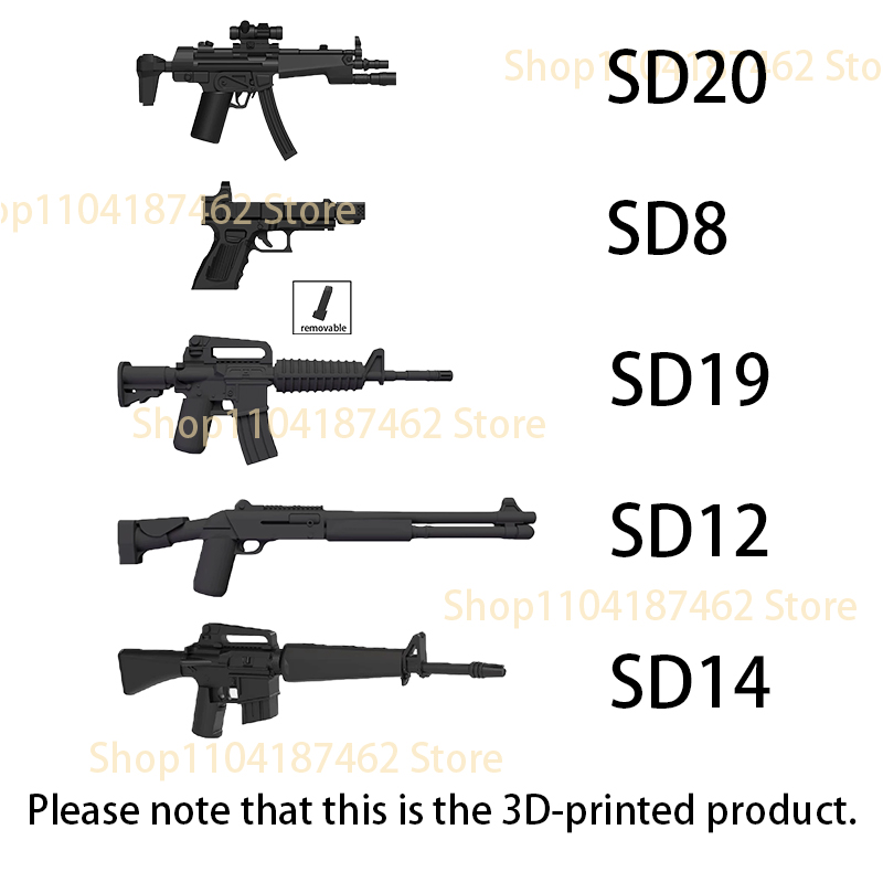 Militaire soldaten figuuruitru - 3D Printing Lego Bricks recensie en prijs