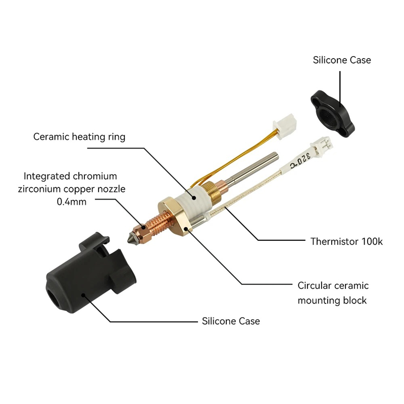 Creality K1 K1C Nozzle K1 Max  - 3D Printing Ender recensie en prijs