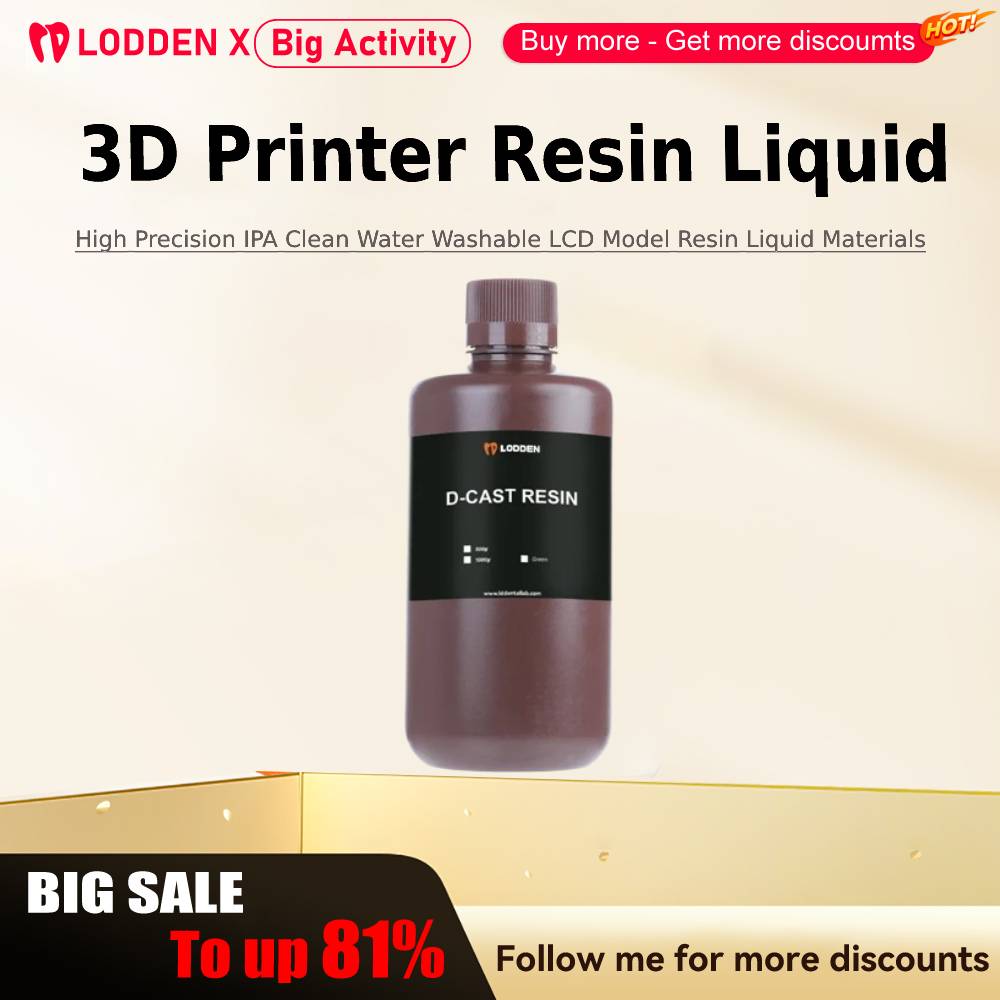Lodden 3D Printer Hars Vloeist - 3D Printer Resin recensie en prijs