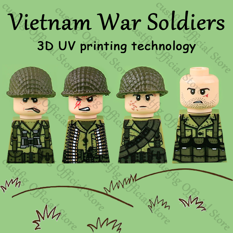 WW2 Soldaat Figuren Wapen 3D U - 3D Printing Lego Bricks recensie en prijs