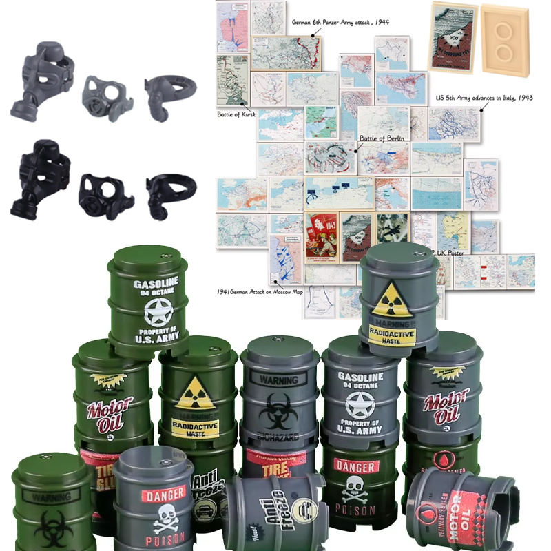 Militaire Bouwstenen 3D Sigare - 3D Printing Lego Bricks recensie en prijs