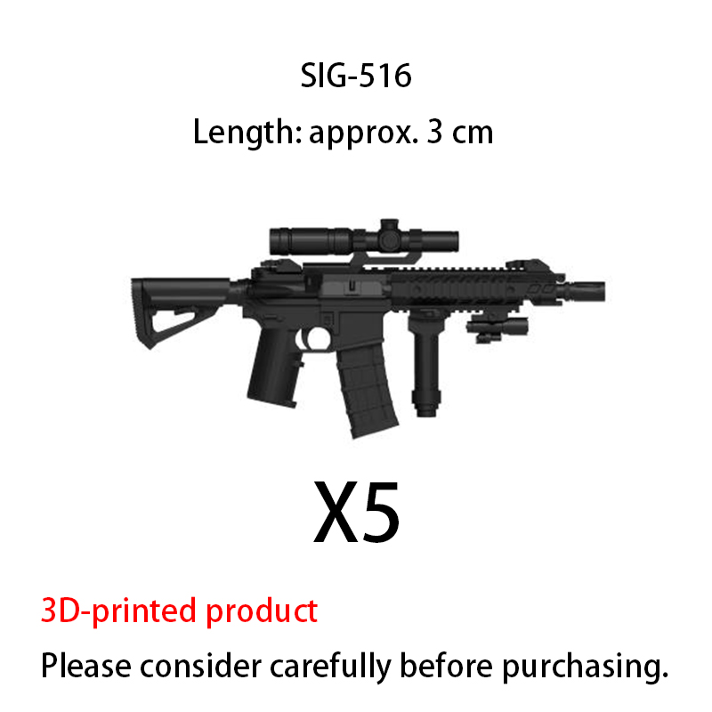 Militaire 3D-Gedrukte Pistool  - 3D Printing Lego Bricks recensie en prijs