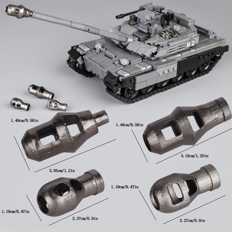 Moc Tank Mondingsrem 3d Geprin - 3D Printing Lego Bricks recensie en prijs