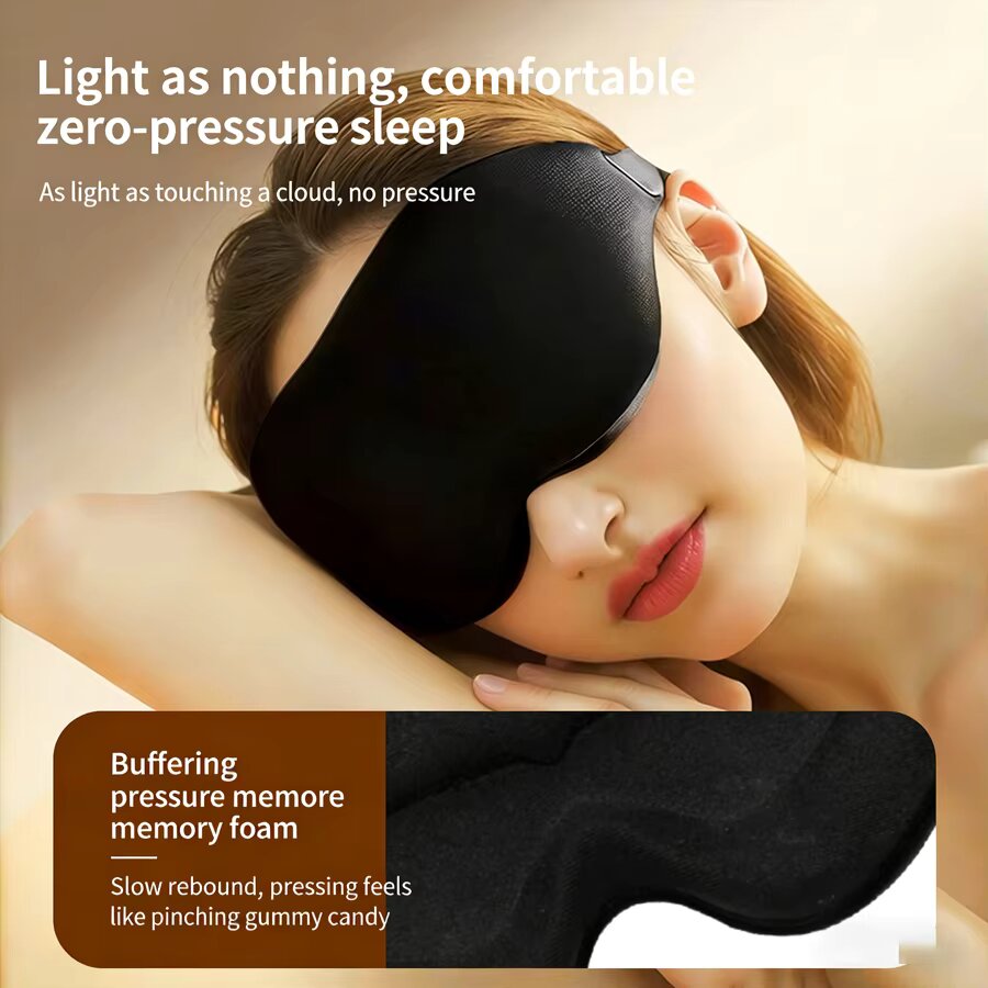 3 stuks 3D traagschuim slaapma - 3D Printing Mask recensie en prijs