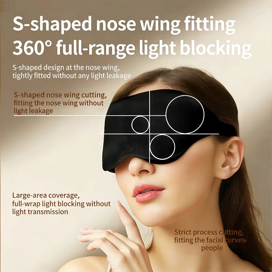 3 stuks 3D traagschuim slaapma - 3D Printing Mask recensie en prijs