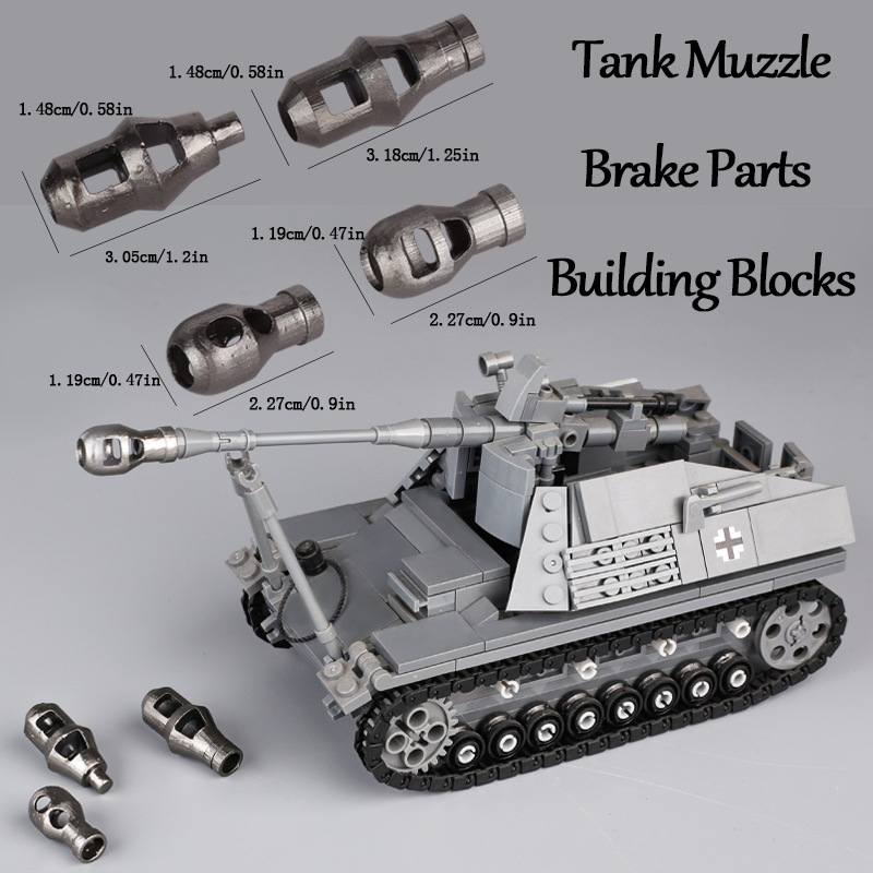 Moc Ww2 Militair Tankkanon 3d  - 3D Printing Lego Bricks recensie en prijs